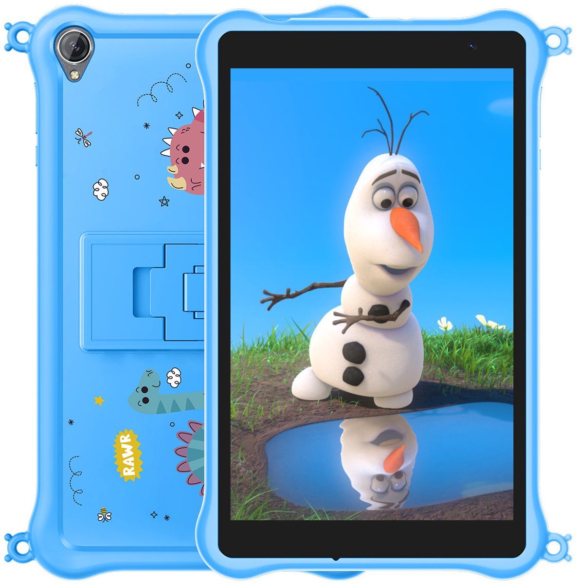 Blackview Tab 50 Kinder-Tablet – Kinder-Tablet – 64 GB – 8 Zoll – Android 13 – Augenpflegemodus – inklusive gehärtetem Glas – Blau