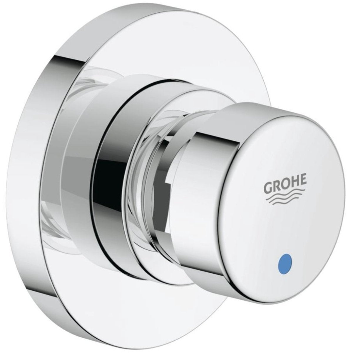 Grohe euroeco cosmopolitan s Einbau-Duscharmatur selbstschließend 1 2 blau rot chrom