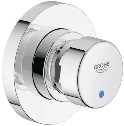 Grohe euroeco cosmopolitan s Einbau-Duscharmatur selbstschließend 1 2 blau rot chrom
