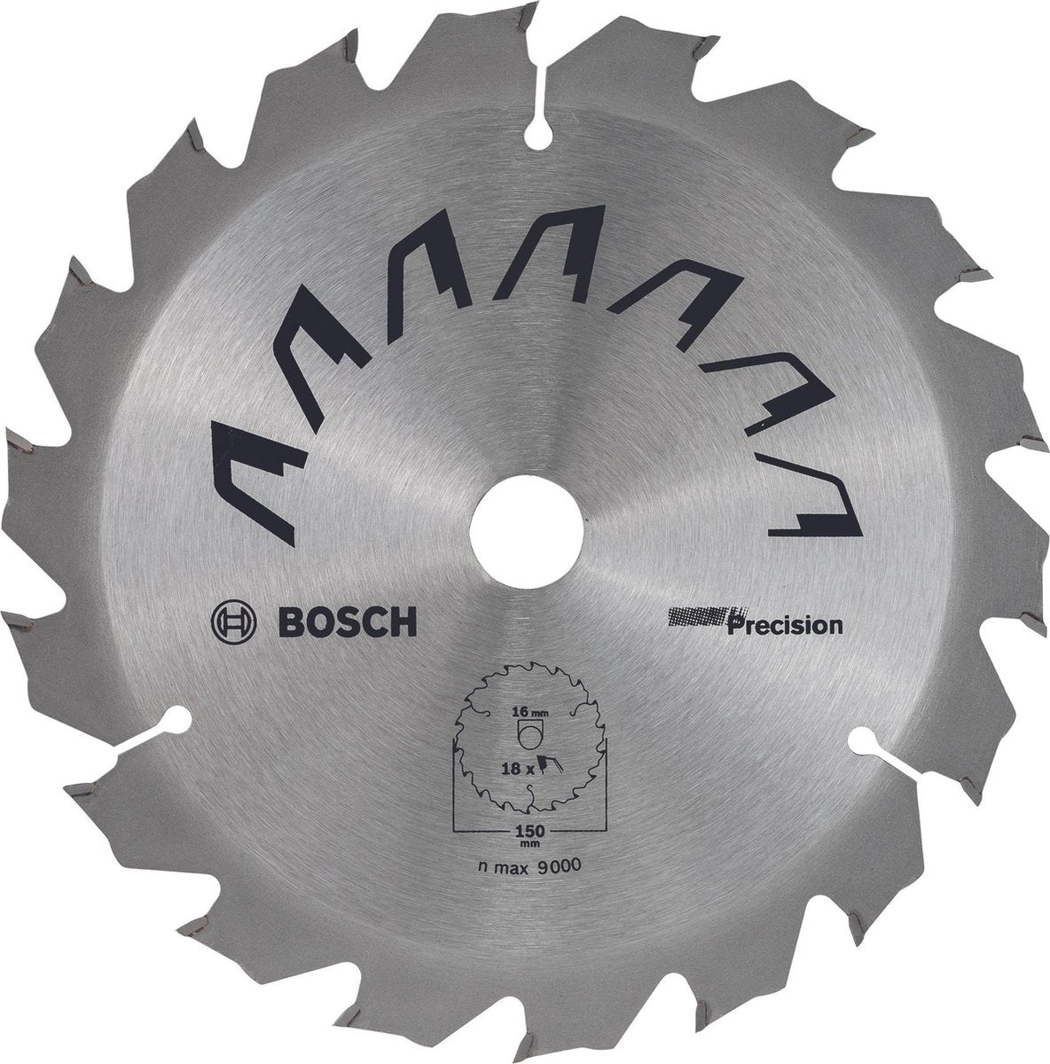 Bosch Kreissägeblatt 150x1,5 0,85x16 18t