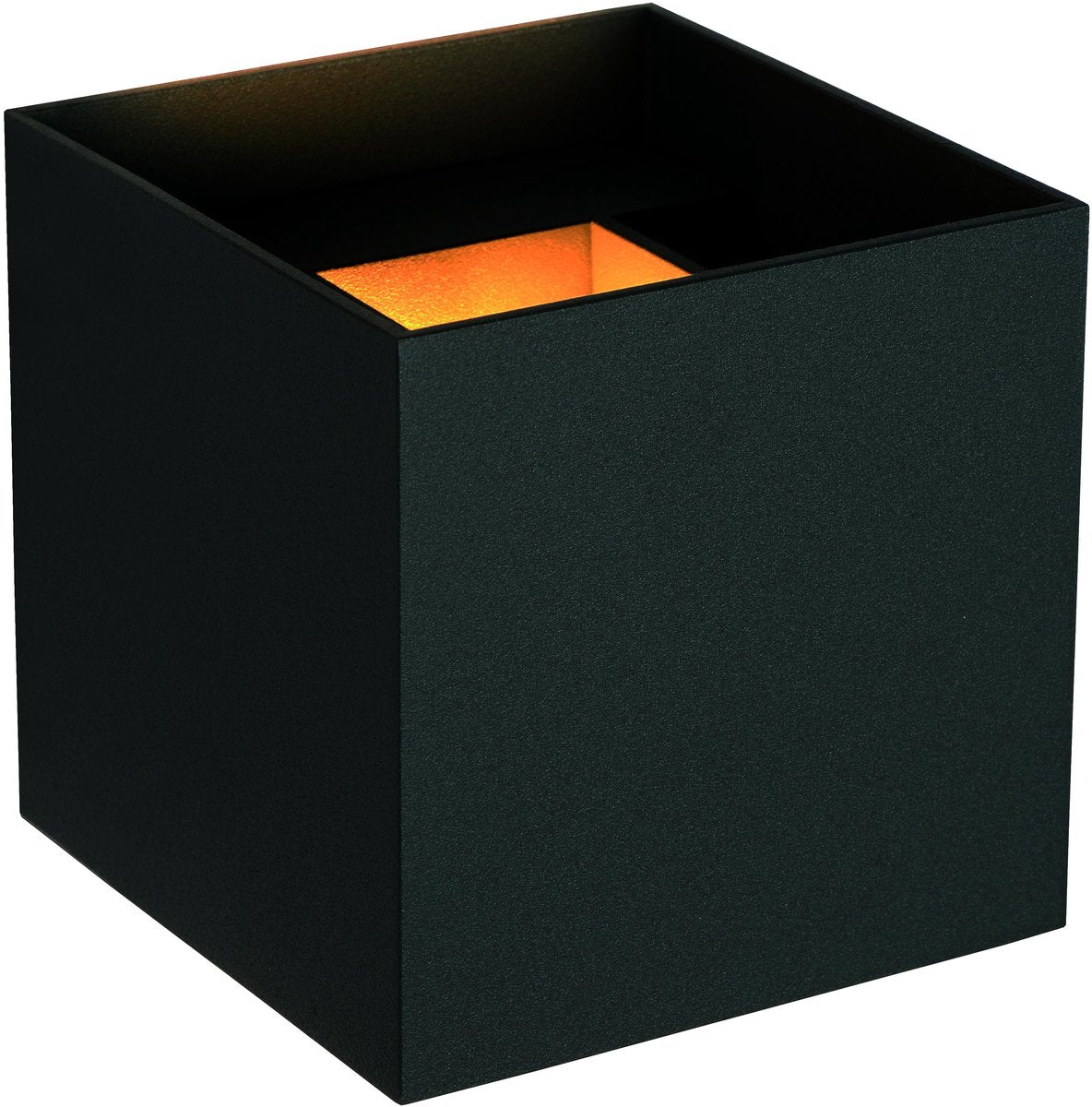 Lucide Axi - Wandstrahler Badezimmer - LED - 2x7W 2700K - IP54 - einstellbarer Abstrahlwinkel - Schwarz