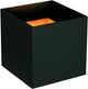 Lucide Axi - Wandstrahler Badezimmer - LED - 2x7W 2700K - IP54 - einstellbarer Abstrahlwinkel - Schwarz