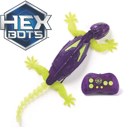 Hex Bots – wandkriechender Gecko, im Dunkeln leuchtender RC – Roboter – wiederaufladbares Roboterspielzeug mit Fernbedienung