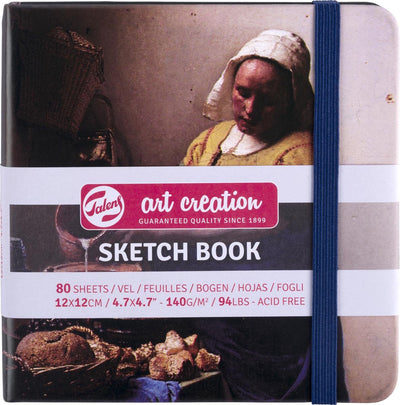 Talens Art Creation Skizzenbuch „Die Milchmagd“ | 140 g m² | ft 12 x 12 cm | 80 Blatt