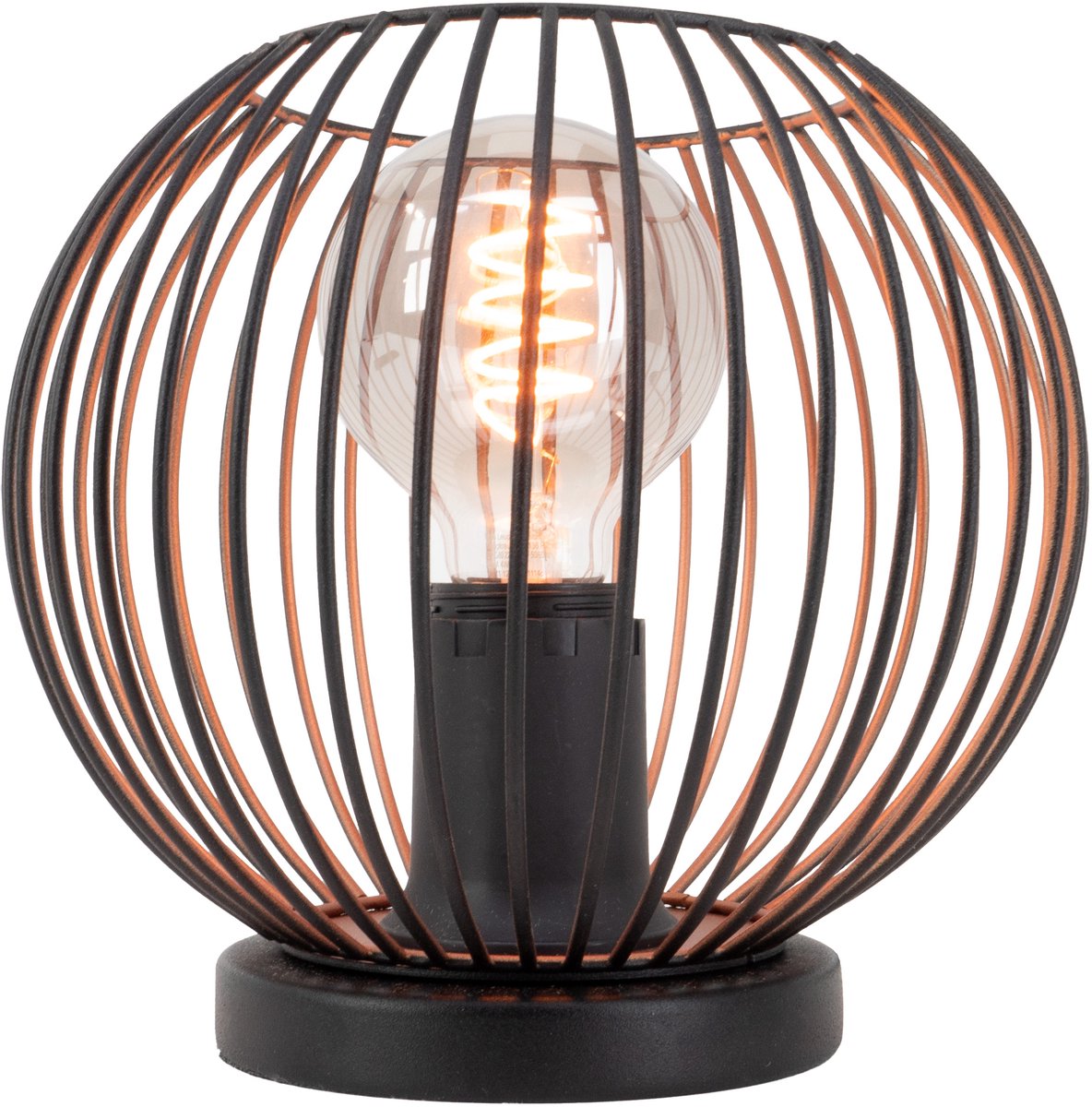 Eglo Almanzora Tischlampe – E27 – ø 20 cm – schwarzes Kupfer