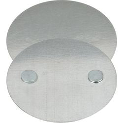 Montageplatte für Rauchmelder Brennerstuhl BR1000 Silber