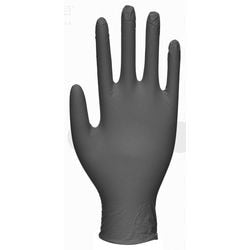 Einweghandschuhe Nitrex GP0035 Nitril extra groß (XL) schwarz