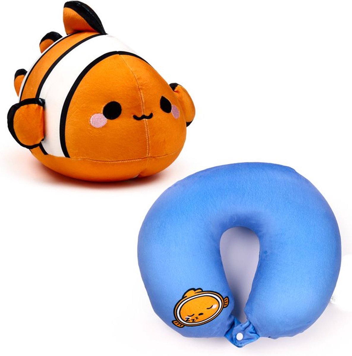 Swapsezz Adoramals Clownfish 2-in-1 Plüsch-Reisekissen