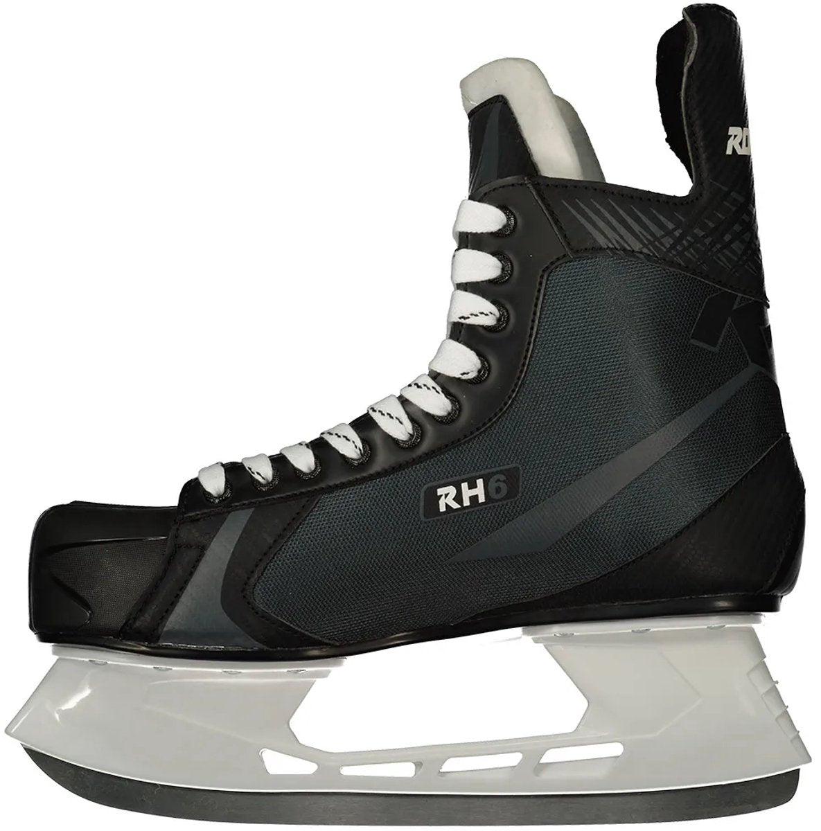 Roces – Rh 6 – Eishockey-Schlittschuhe – Schlittschuhe Herren – Schwarz und Weiß – Knöchelschalen-Komfortfutter mit hohem Halt – Größe EU 41
