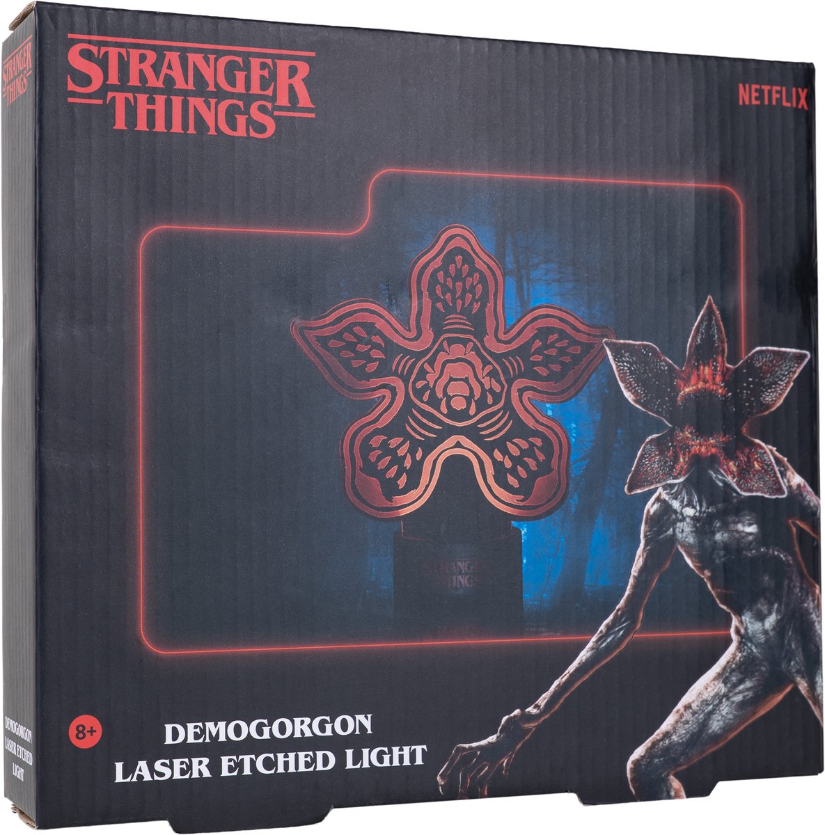 Mad Monkey Stranger Things – Demogorgon – lasergeätzte Lampe