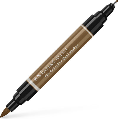 Faber-Castell Zeichenstift – Pitt Artist Pen – Duo Marker – 180 Bernstein – FC-162180