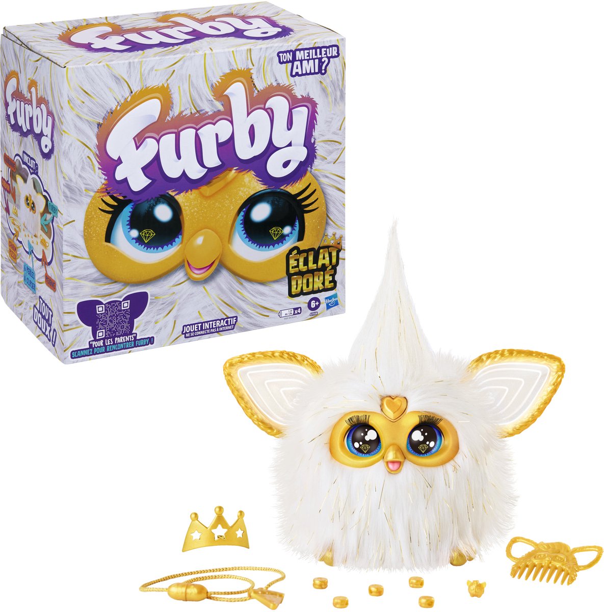 Furby Gold Glam – sprachaktiviert – interaktiv – Französisch