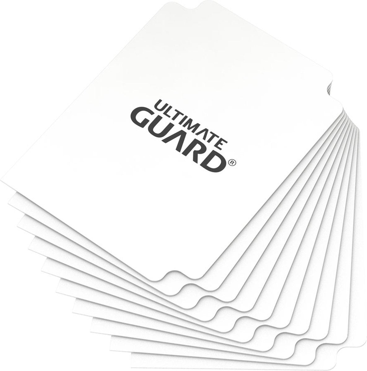 Ultimate Guard-Kartenteiler in Standardgröße (10) – weiß