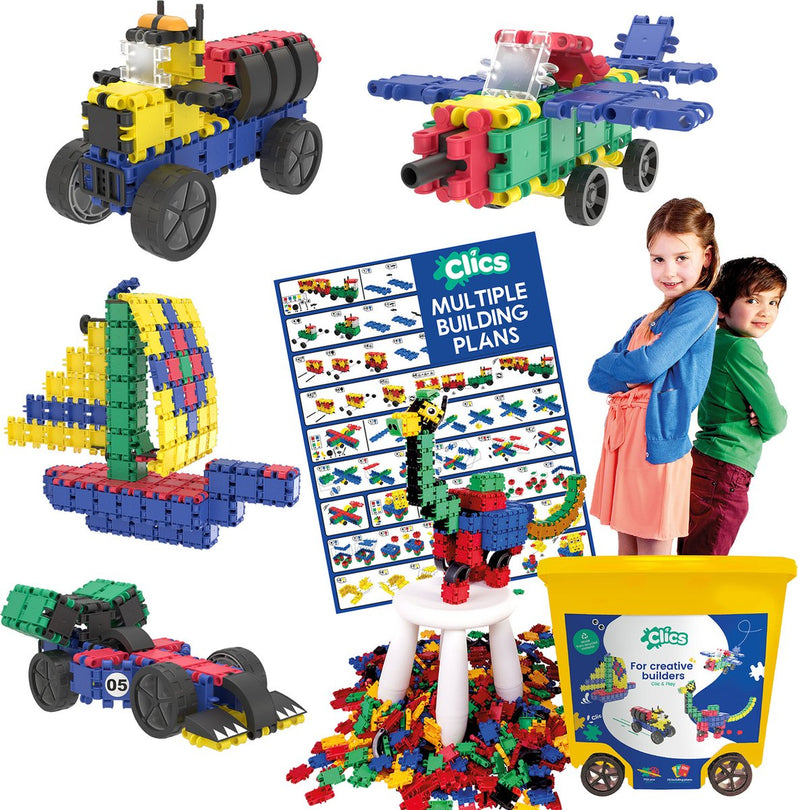 CLICS ROLBOX Building Blocks - Gebäudeset 25in1
