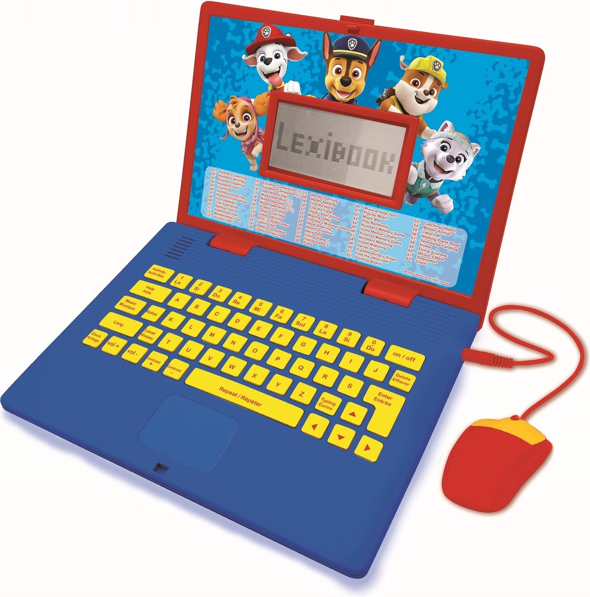 Lexibook ordinateur portable éducatif bilingue la pat patrol (fr en)