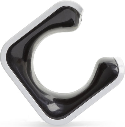 Clug Roadie Fahrradclip für die Wand – weiß schwarz