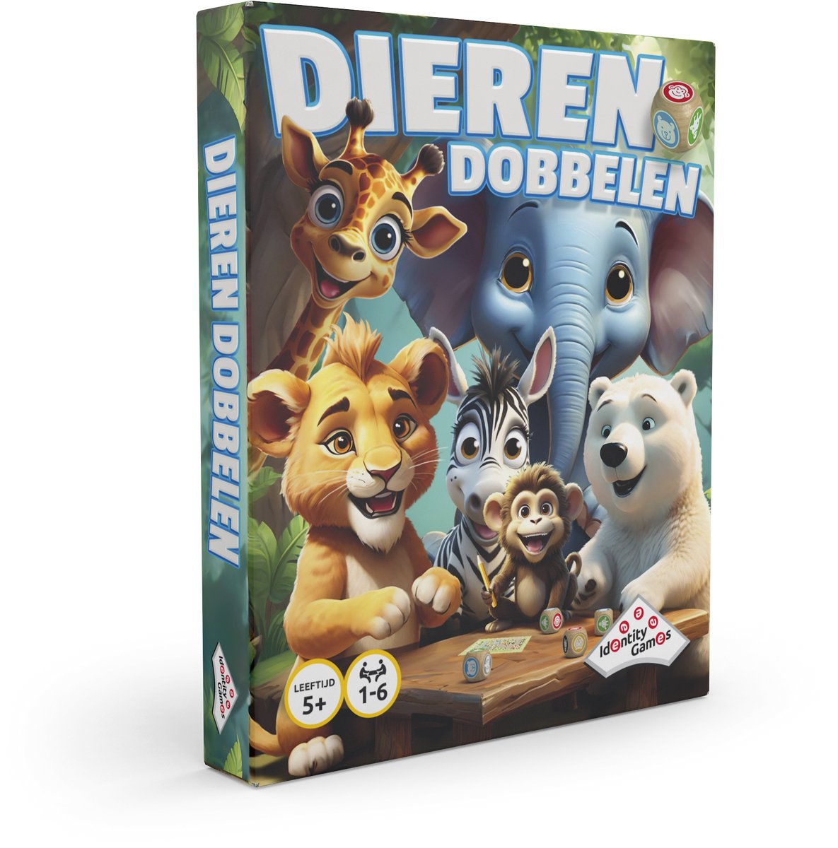 Identitätsspiele Tierwürfel – 1 bis 6 Spieler