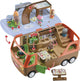 Klorofil Spielset der Camper – interaktives Kinderspielzeug – Puppenhaus – inklusive 1 Figur aus der Walrossfamilie – ab 18 Monaten