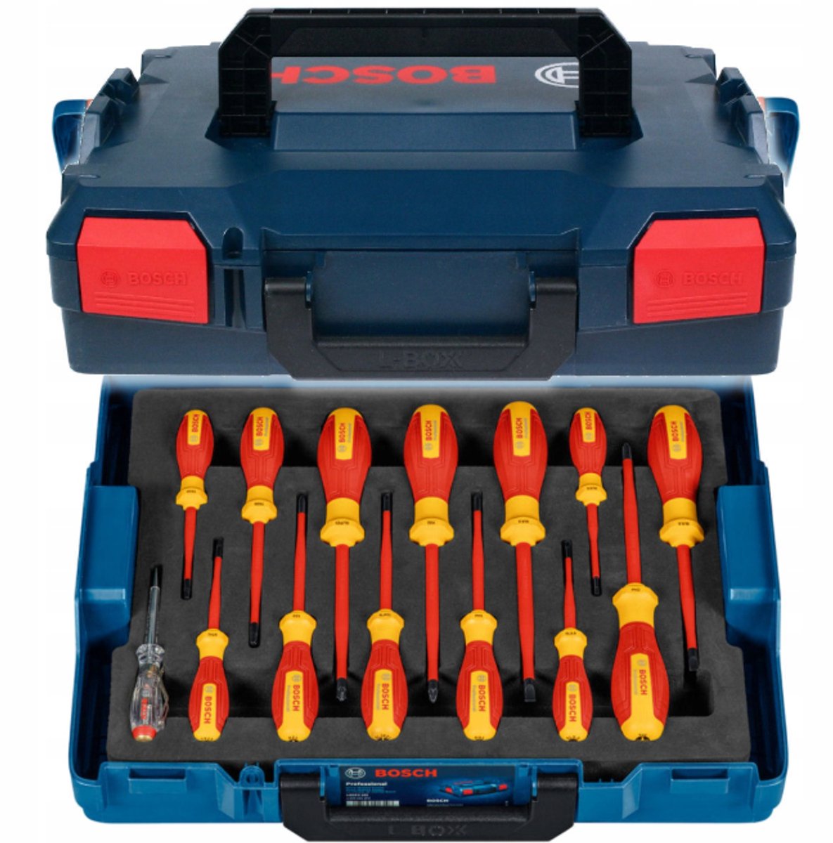 Bosch blauer Schraubendrehersatz 14-tlg. vde - 1600a02nf9
