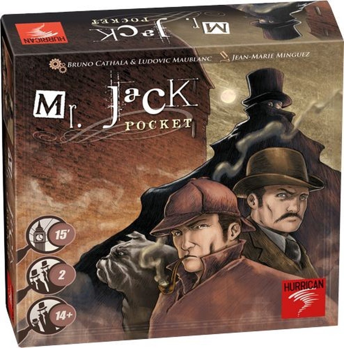 Asmodee Mr. Jack – Taschen-Brettspiel