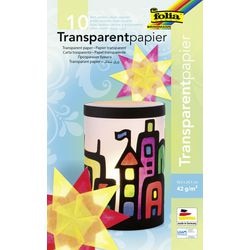 Bastelpapier Folia 810 Transparentpapier Farbsortiment