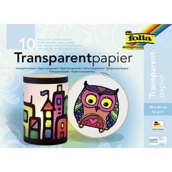 Bastelpapier Folia 888 Transparentpapier Farbsortiment