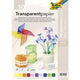 Bastelpapier Folia 87409 Transparentpapier Farbsortiment