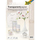 Bastelpapier Folia 87400 Transparentpapier weiß