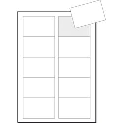 Visitenkarten Sigel 3c 85x55mm hochweiß