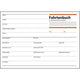 Fahrtenbuch Sigel FA614 A6 quer grün 3-teilig