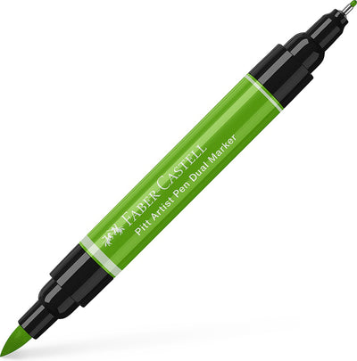 Faber-Castell Zeichenmarker – Pitt Artist Pen – Duo Marker – 112 Leafy Green – FC-162112