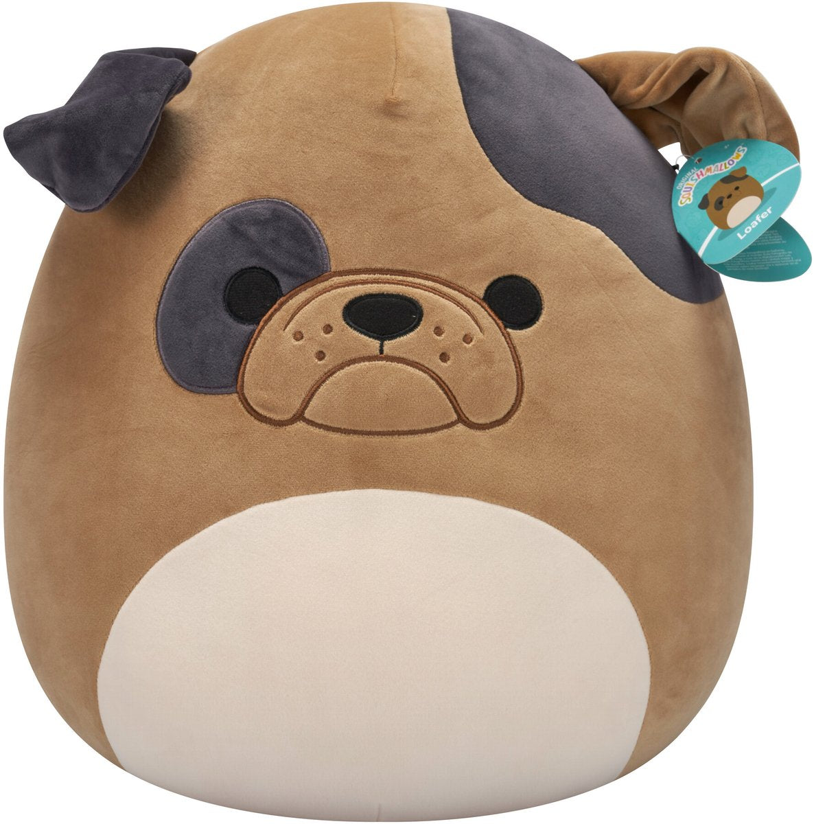 Jazwares Squishmallows Kuscheltier Plüsch – Loafer die Bulldogge – 40 cm