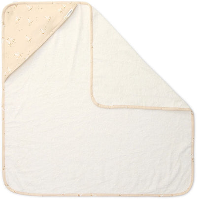 Kleiner holländischer Badeumhang – weiß – 75 x 75 – Neugeborene Naturals – kleine Gans