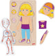 Goki Holzschicht Puzzle Human Body Girl, 29.