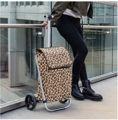 Reisenthel Einkaufstrolley Einkaufstrolley – 45l – Leo Macchiato Braun