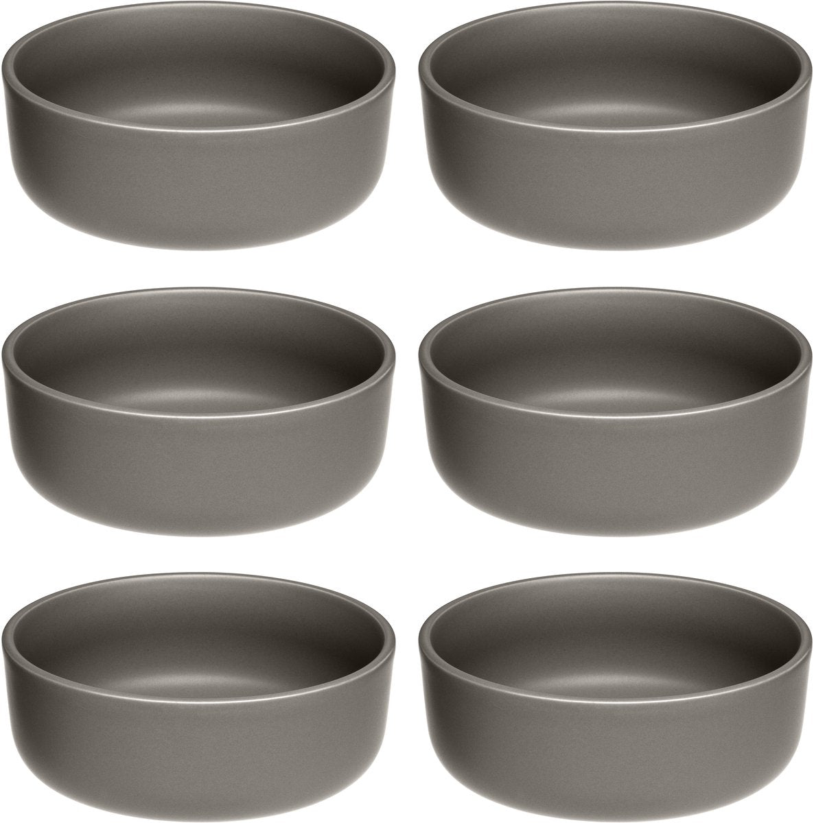 Leonardo Roma Schale 16cm Taupe - Set 6