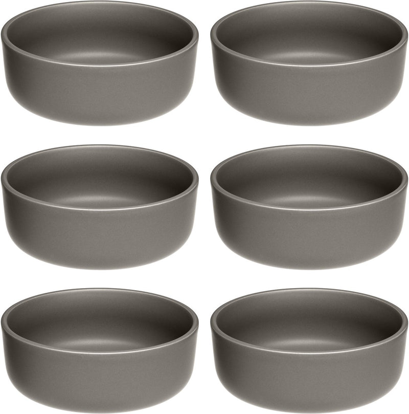 Leonardo Roma Schale 16cm Taupe - Set 6