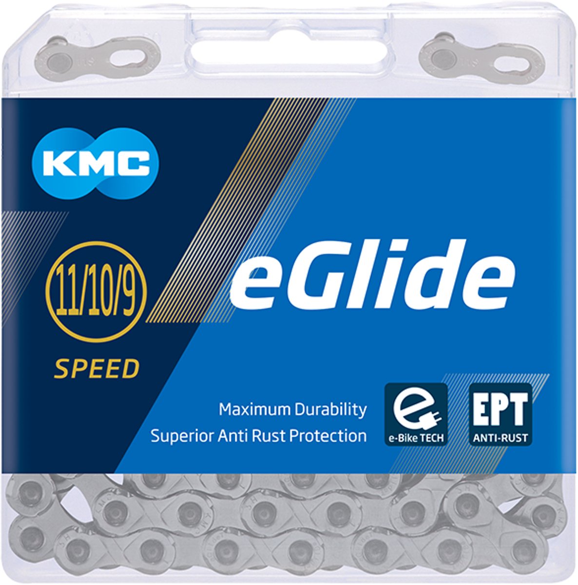 KMC Eglide Ketting 9 11V 118L Shimano Cues