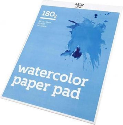 Aquarellblock weißer A3, 20 Blätter