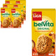 Liga Belvita Kekse Honig Haselnuss - Dose 6 x 300g - Keks - Kekse für unterwegs oder bei der Arbeit und im Büro