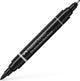 Faber-Castell Zeichenstift – Pitt Artist Pen – Duo Marker – 199 Schwarz – FC-162199