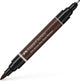 Faber-Castell Zeichenmarker – Pitt Artist Pen – Duo Marker – 175 Dark Sepia – FC-162175