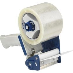 Klebebandhalter Raja Deco75 blauer Stahl, Kunststoff