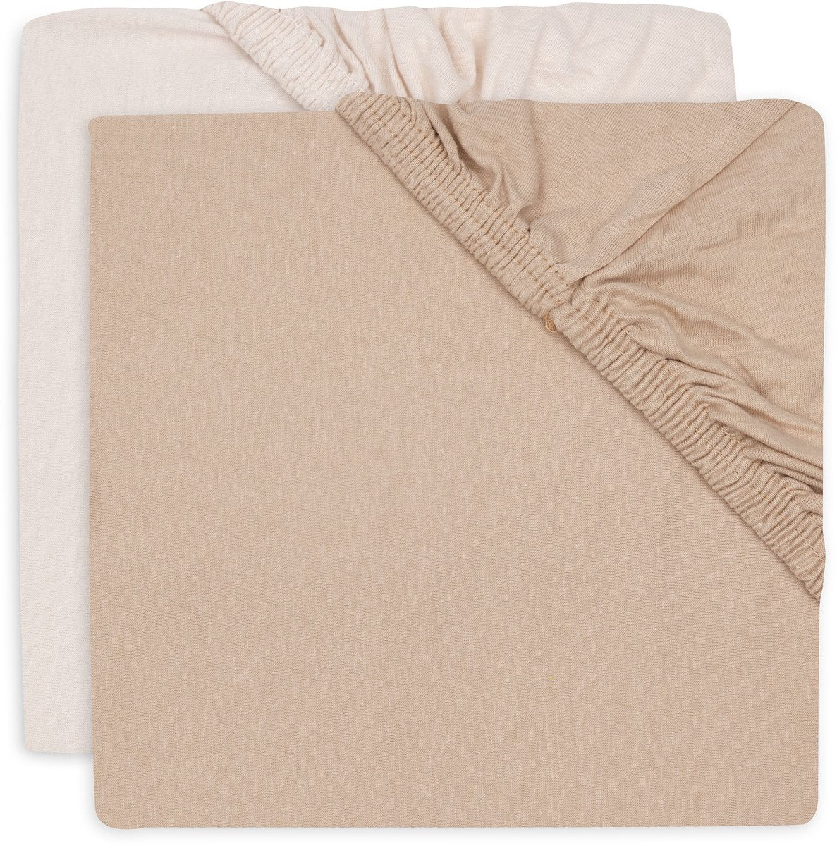 Jollein Spannbettlaken für Kinderbett – 40 50 x 80 90 cm – Jersey – Blush Wild Rose – 2 Stück