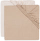 Jollein Spannbettlaken für Kinderbett – 40 50 x 80 90 cm – Jersey – Blush Wild Rose – 2 Stück