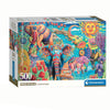 Clementoni Jigsaw Puzzle Elephants 'Carnival, 500st.