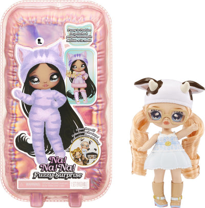 Nach! nach! nach! Überraschung danach! nach! nach! Fuzzy Surprise – Kuhmädchen – Minipuppe