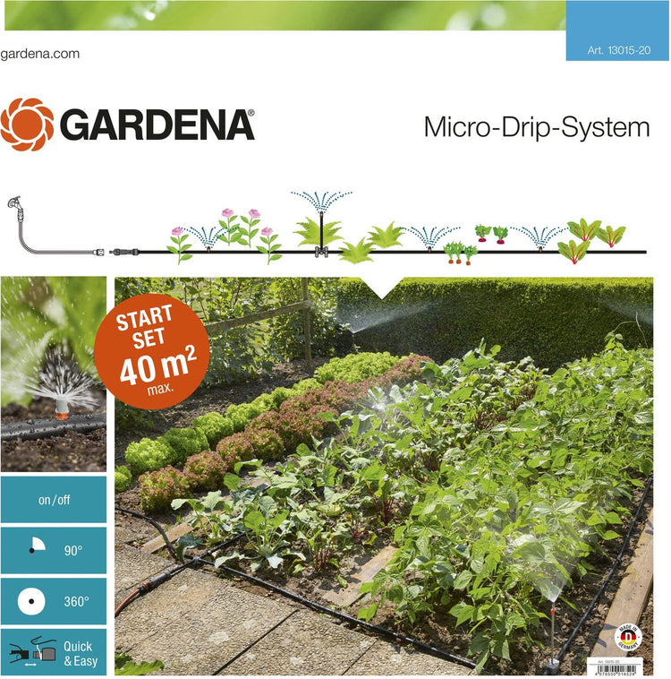 Gardena MDs beginnen für Blumenbeete und Gemüsegärten