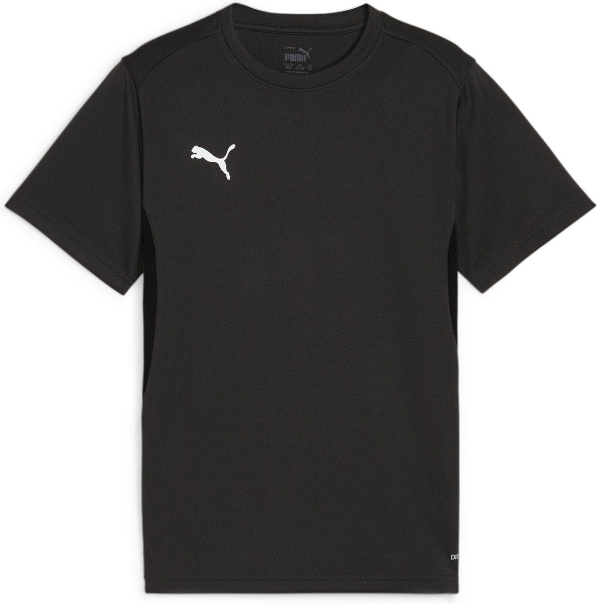 Puma Teamgoal Jersey Jr Jungen Sportshirt – Schwarz-Weiß-Flat Dark Grey