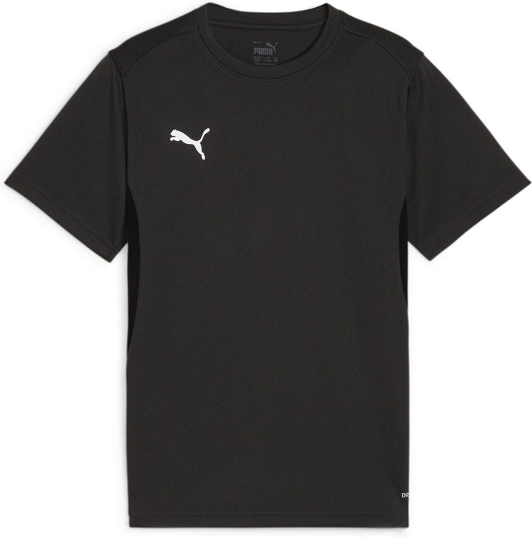 Puma Teamgoal Jersey Jr Jungen Sportshirt – Schwarz-Weiß-Flat Dark Grey